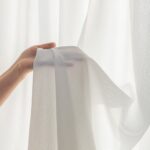Sheer Curtain Light-Filtering Privacy Sheer White Curtain