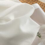 Sheer Curtain Light-Filtering Privacy Sheer White Curtain